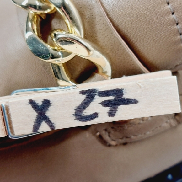 New Crevo Francine Taupe Leather Chunky Sole Slip On Loafers X27 - Picture 11 of 11